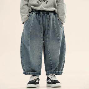 Baby Pants Factory - Patchwork Denim Elastic