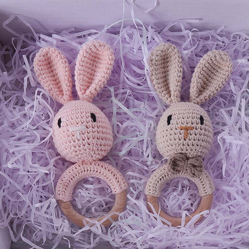 Baby Teether Supplier - Wooden Ring Crochet