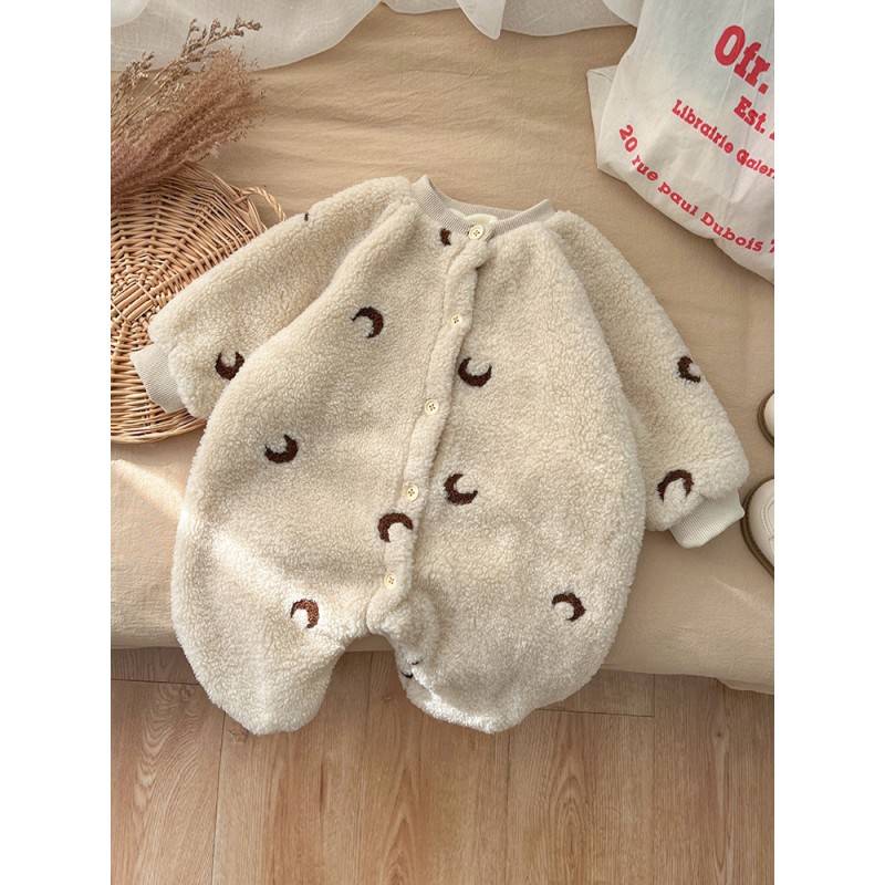 Baby Romper Factory - Embroidered Fleece Lined