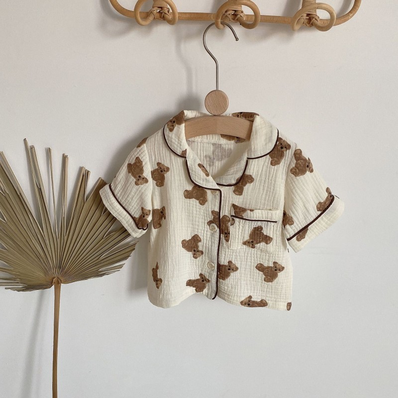 Baby Pajamas Manufacturer - Cotton Bear Print