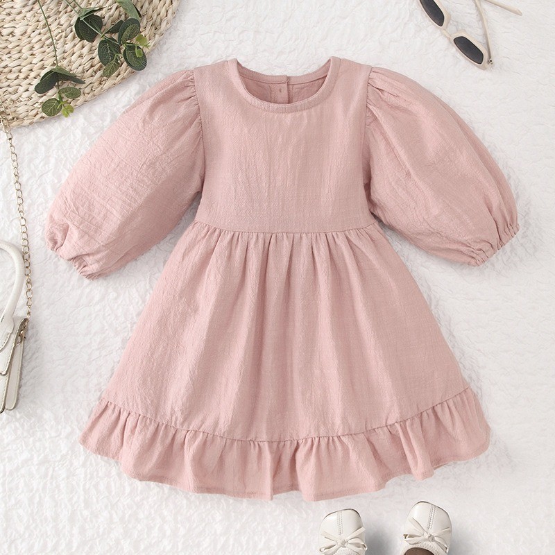 Baby Dress Supplier - Cotton Puff Sleeve