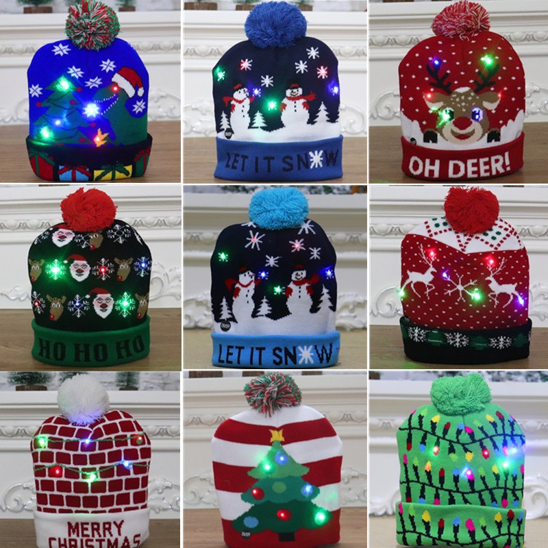 Santa Hat Supplier - Christmas Knitted Beanie