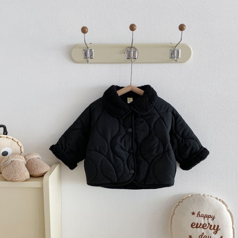 Baby Outwear Supplier - Turn Down Collar Fleece