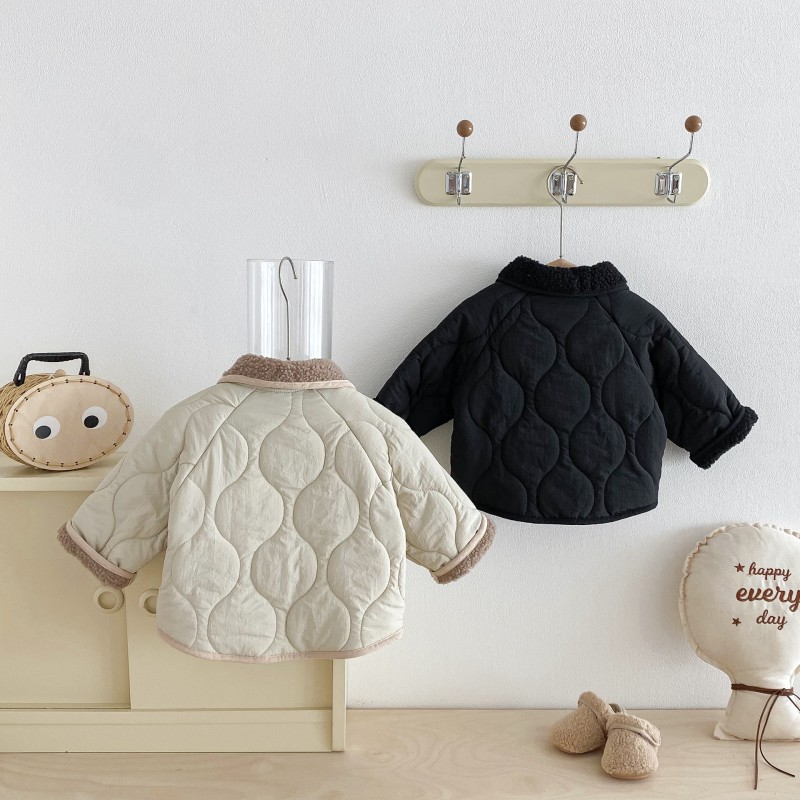 Baby Outwear Supplier - Turn Down Collar Fleece