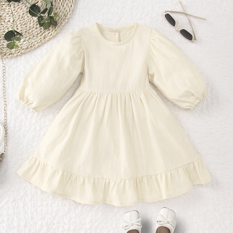 Baby Dress Supplier - Cotton Puff Sleeve