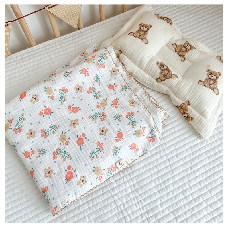 Baby Blanket Manufacturer - Cartoon Printed Gauze