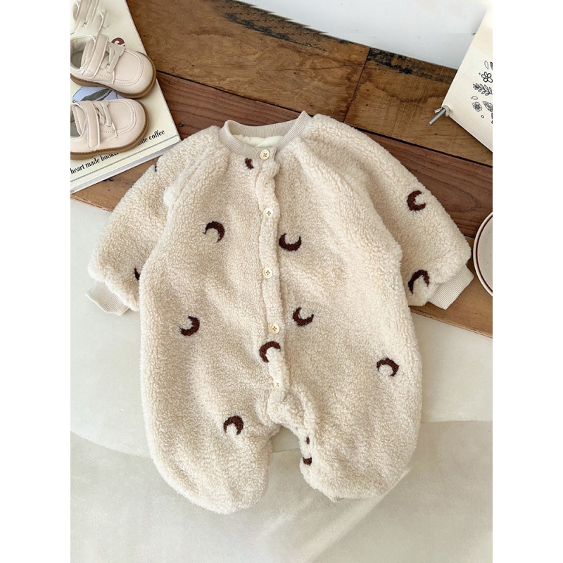 Baby Romper Factory - Embroidered Fleece Lined