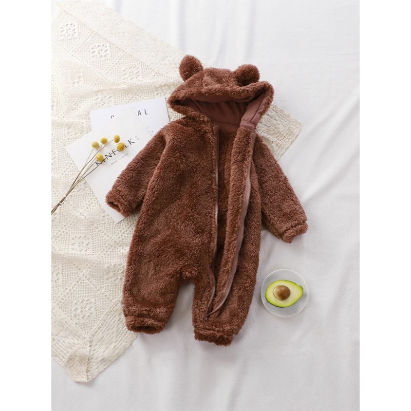 Baby Romper Factory - Plush Hooded Bear Theme
