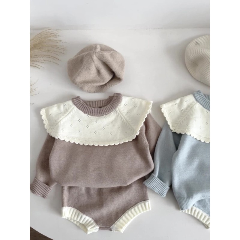 Baby Clothing Factory - Hollow Out Knitted Sweater