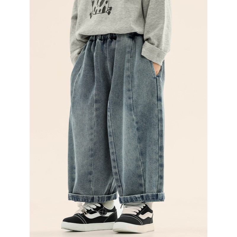 Baby Pants Factory - Patchwork Denim Elastic