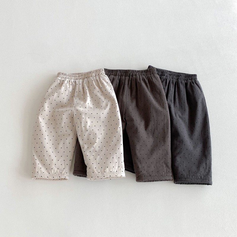 Baby Pants Manufacturer - Polka Dot Fleece Lined