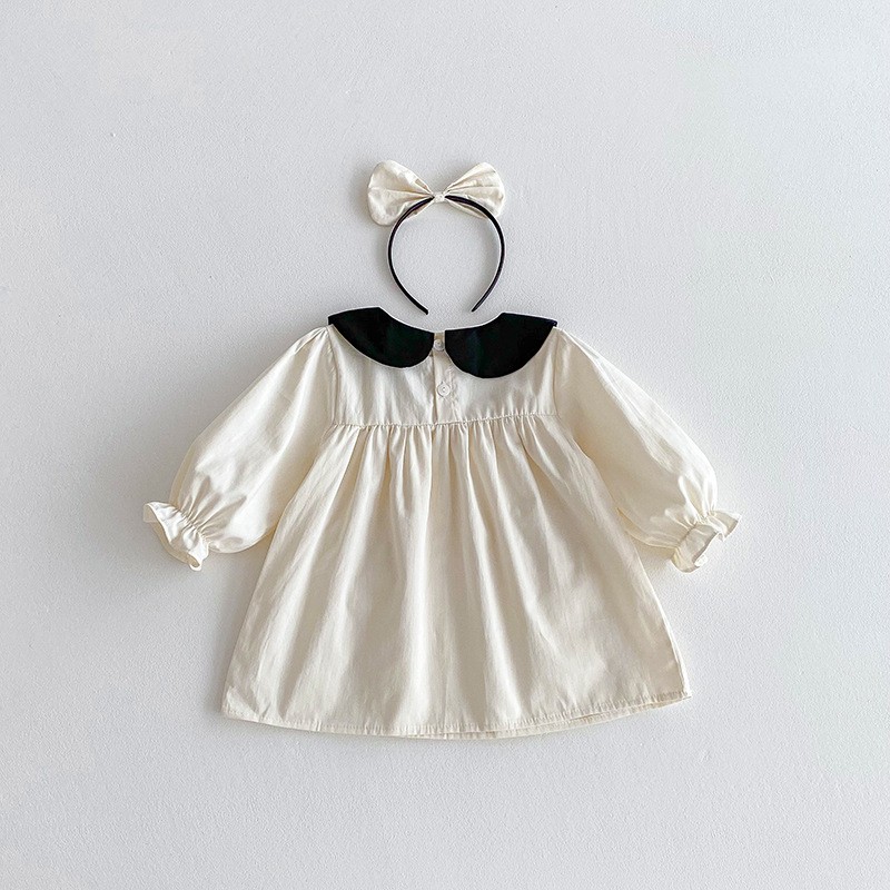 Baby Dress Factory - Long Sleeve Turn Down Collar