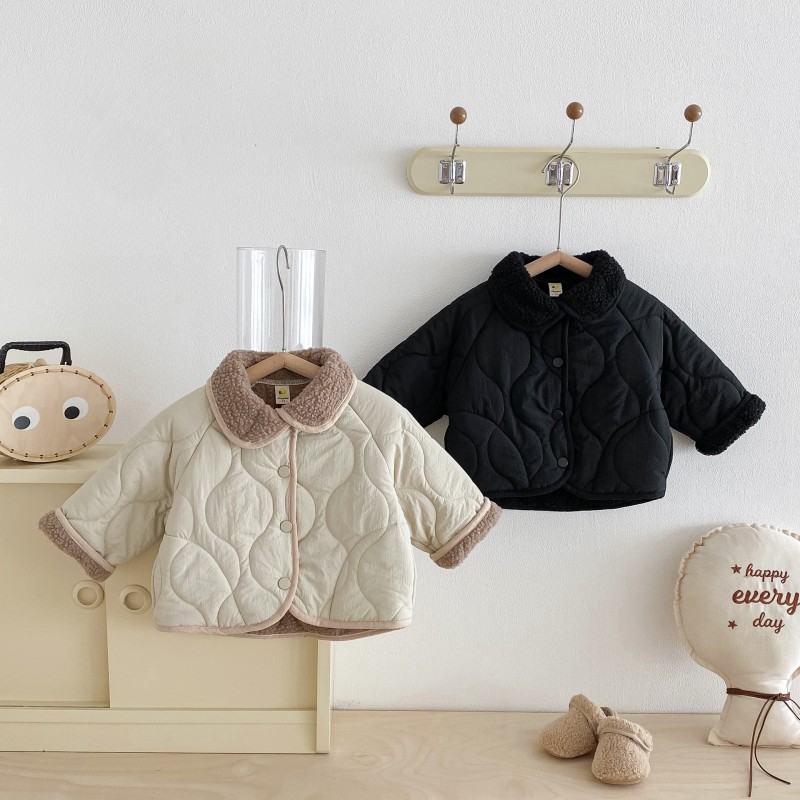 Baby Outwear Supplier - Turn Down Collar Fleece