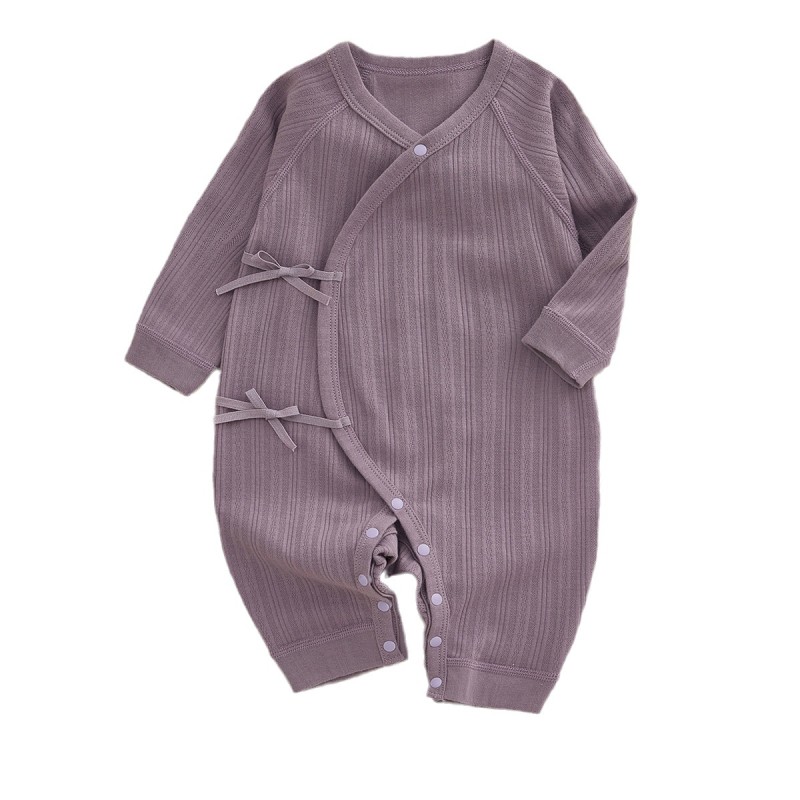 Baby Romper Supplier - Asymmetric Belly Protecting
