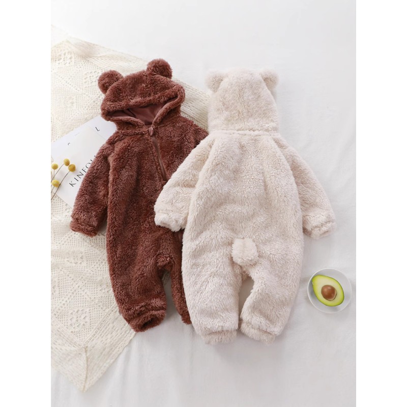 Baby Romper Factory - Plush Hooded Bear Theme