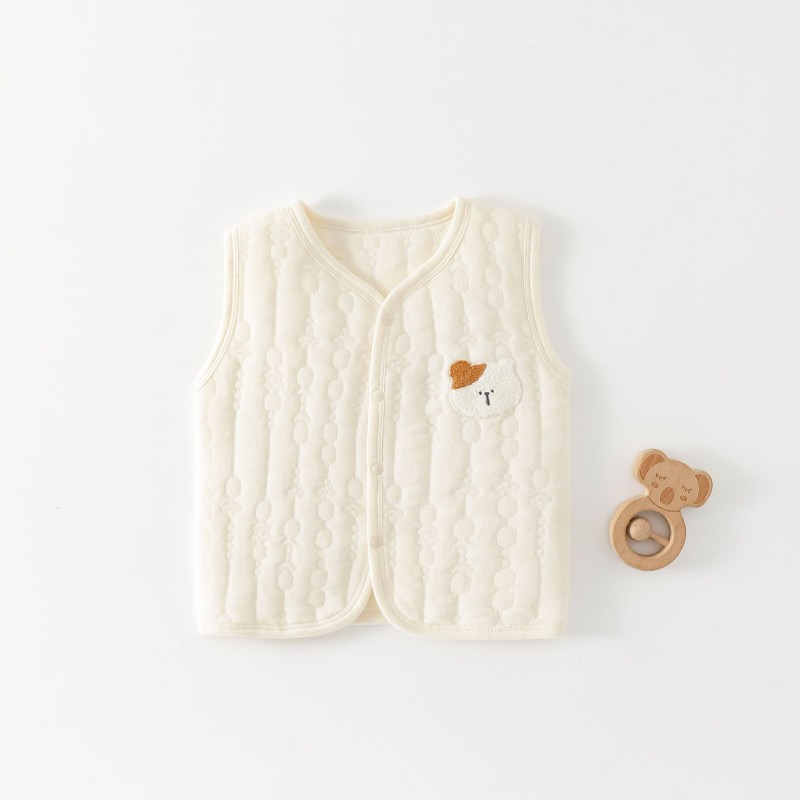 Baby Vest Manufacturer - Cotton Bear Single Breasted