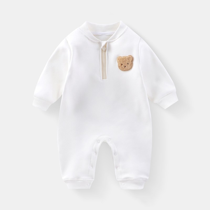 Baby Romper Manufacturer - Bear Plush Lined Casual