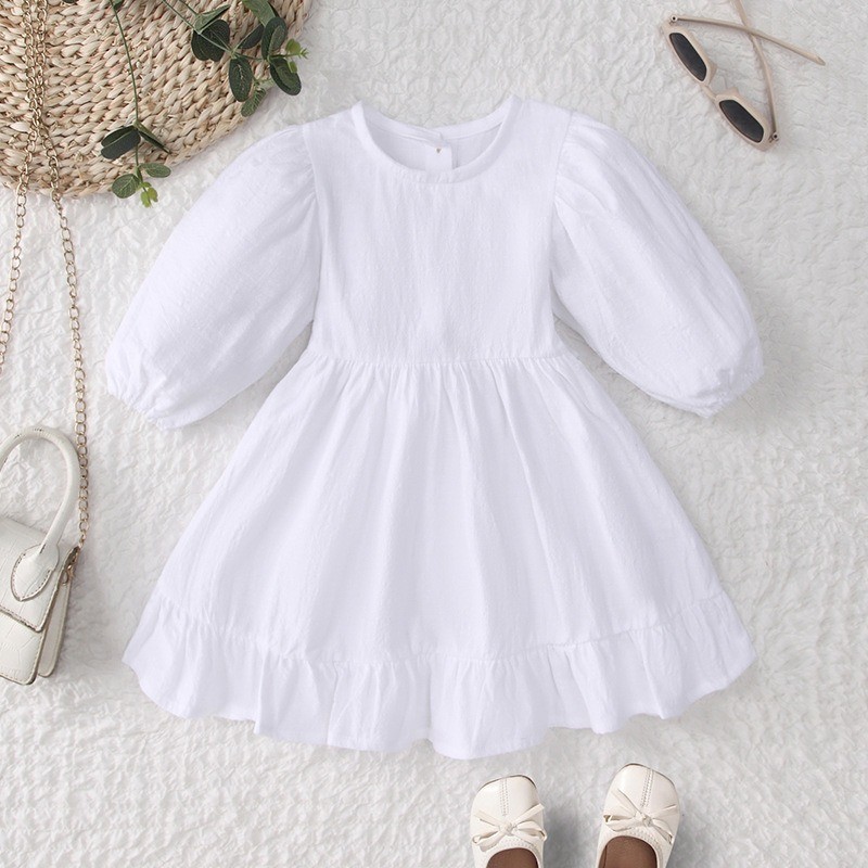 Baby Dress Supplier - Cotton Puff Sleeve