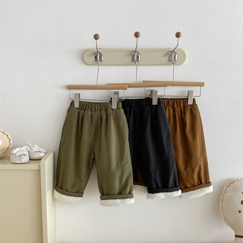 Baby Pants Supplier - Cotton Fleece Lined Warm