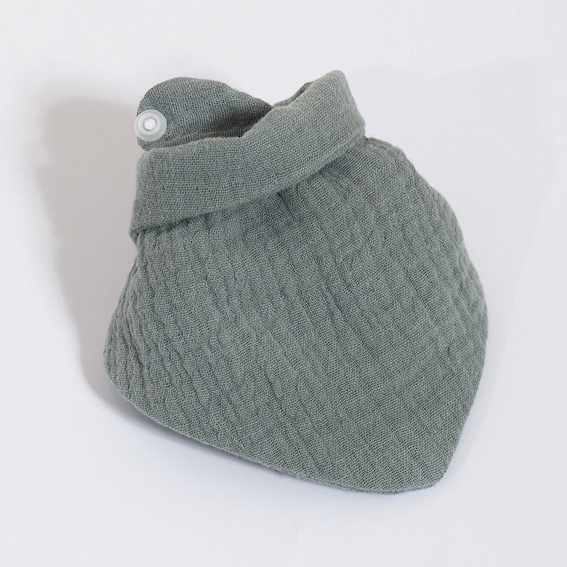 Triangular Drool Bibs Factory - 100% Organic Ultra-Soft Solid