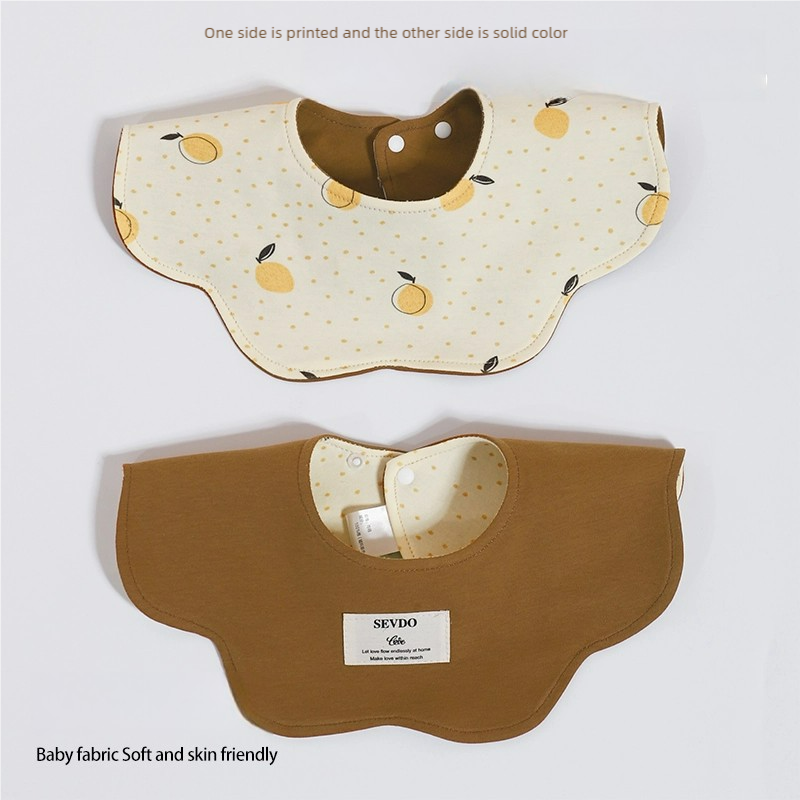Baby Bibs Set Factory - 100% Cotton Double-Layer Floral