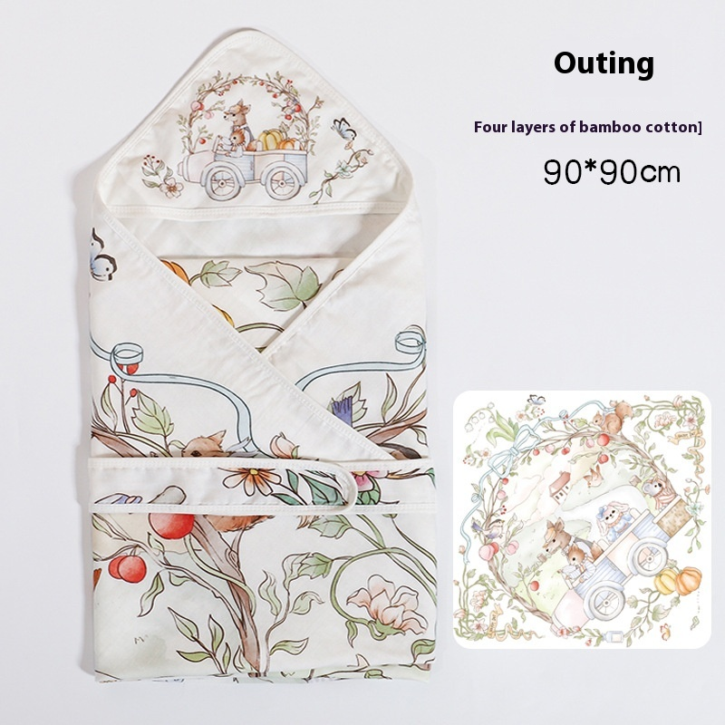 Summer Swaddle Blanket Supplier - Bamboo Cotton Thin Cartoon