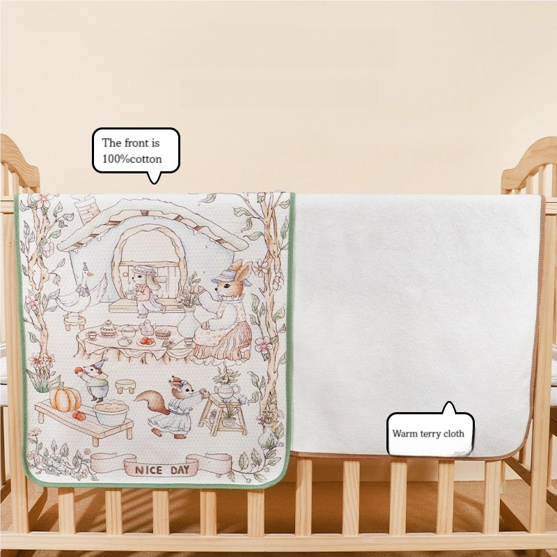 Children's Changing Mat Supplier - Christmas Style Cotton Reusable