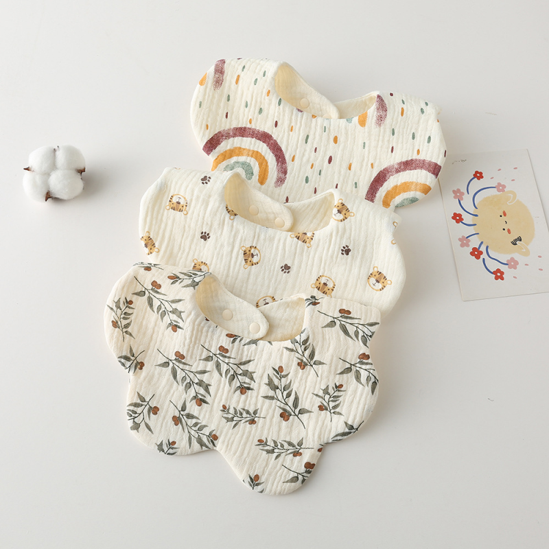 Feeding Bib Factory - Washable Printed Six-layer 360-degree