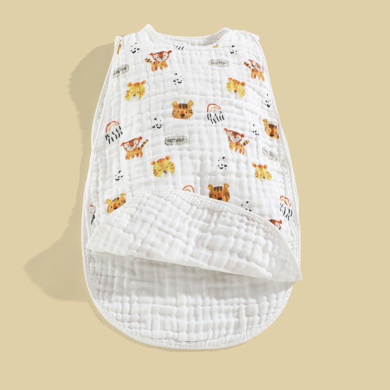 Baby Wearable Blanket Supplier - 100% Cotton Unisex Sleeveless