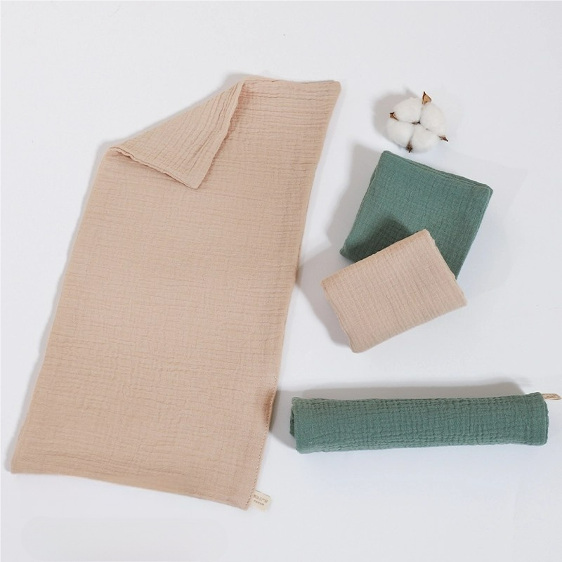 Burp Cloths Manufacturer - Wholesale 100% Cotton Crinkle