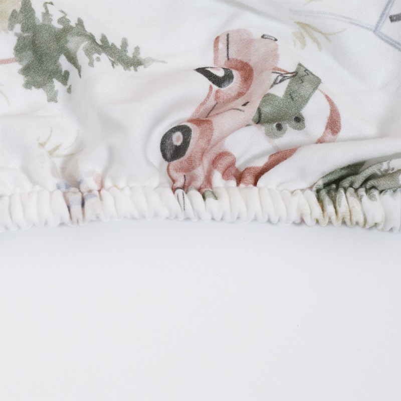 Baby Crib Sheets Factory - 3D Breathable Minky Dots