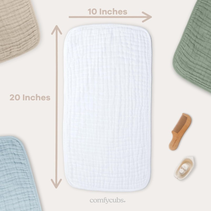 Baby Washcloths Supplier - 100% Cotton Large Absorbent Soft