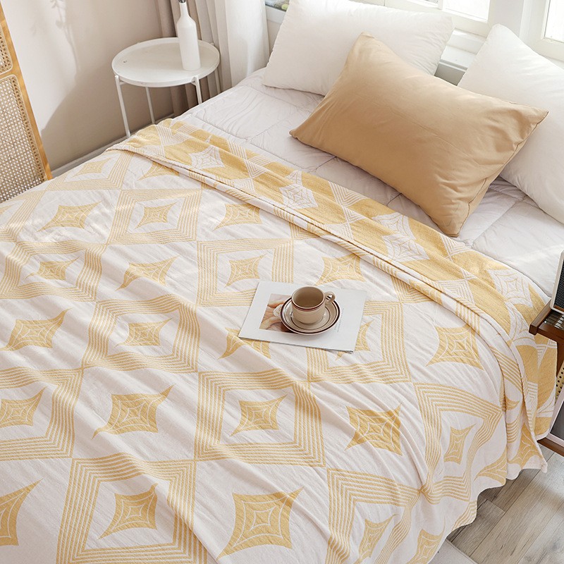 Throw Blanket Manufacturer - Custom Boho Cotton Sofa Jacquard