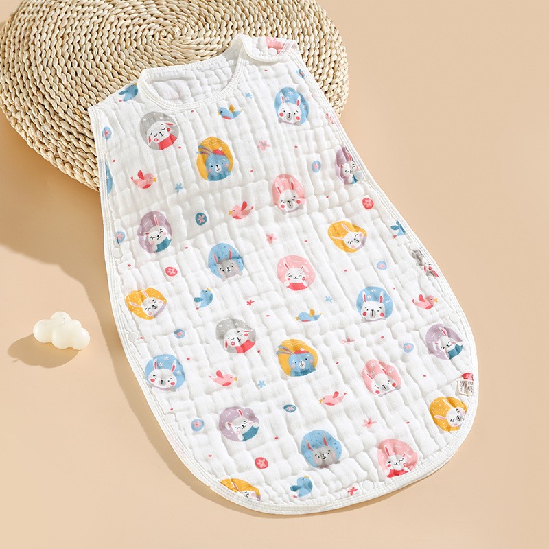 Baby Wearable Blanket Supplier - 100% Cotton Unisex Sleeveless