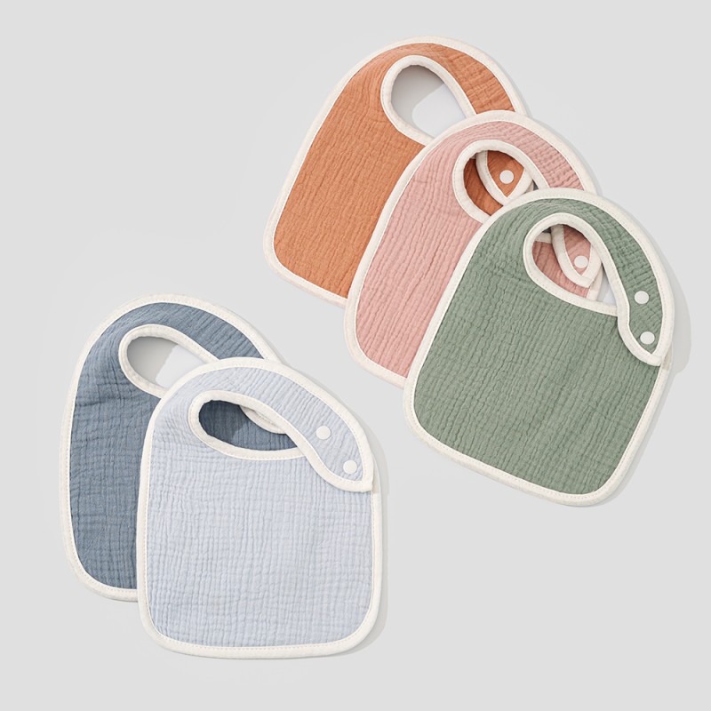 Muslin Baby Bibs Factory - Wholesale Multiple Colors Adjustable