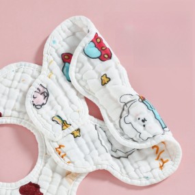 Baby Petal Bib Manufacturer - 360 Degree Eight Layer Cotton