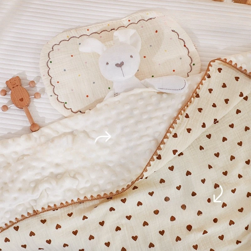 Muslin Sleeping Blanket Manufacturer - High Quality White Cartoon