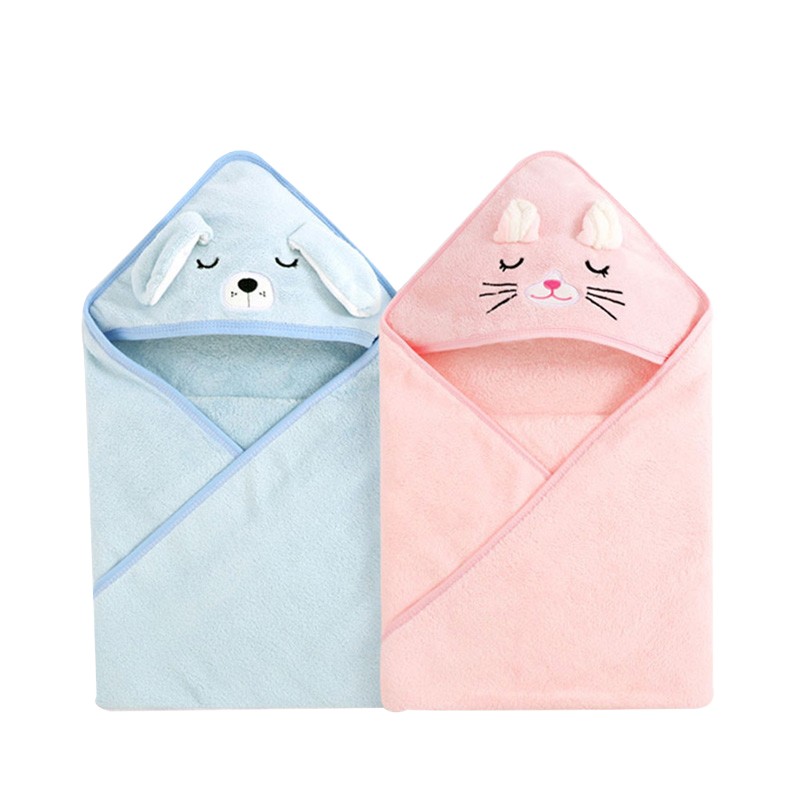 Embroidery Baby Towel Manufacturer - Supplier Hooded Custom Microfiber