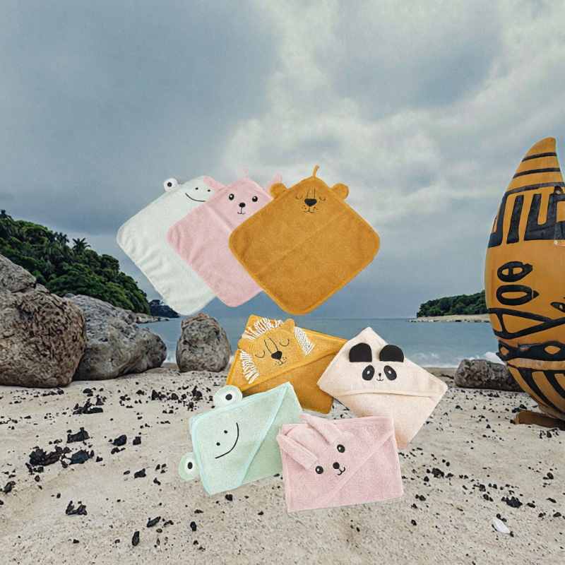 Terry Cloth Poncho Factory - Antibacterial Organic Cotton Newborn