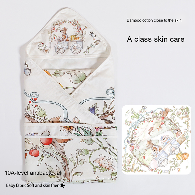 Summer Swaddle Blanket Supplier - Bamboo Cotton Thin Cartoon