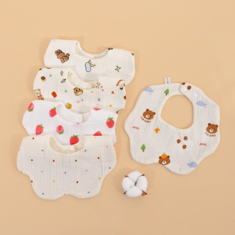 Feeding Bib Factory - Washable Printed Six-layer 360-degree