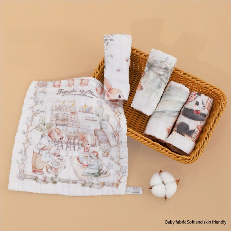 Muslin Baby Towel Manufacturer - 100% Cotton Soft Absorbent