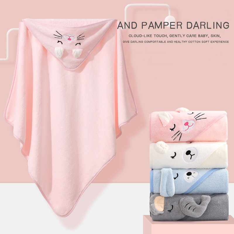 Baby Bath Towel Supplier - Hot Sale Cartoon Animal Microfiber