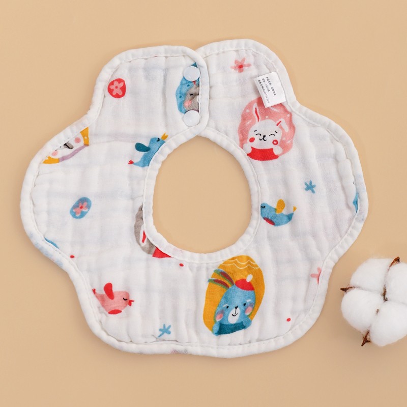 Bandana Bibs Supplier - Wholesale Pure Cotton 360° Rotatable