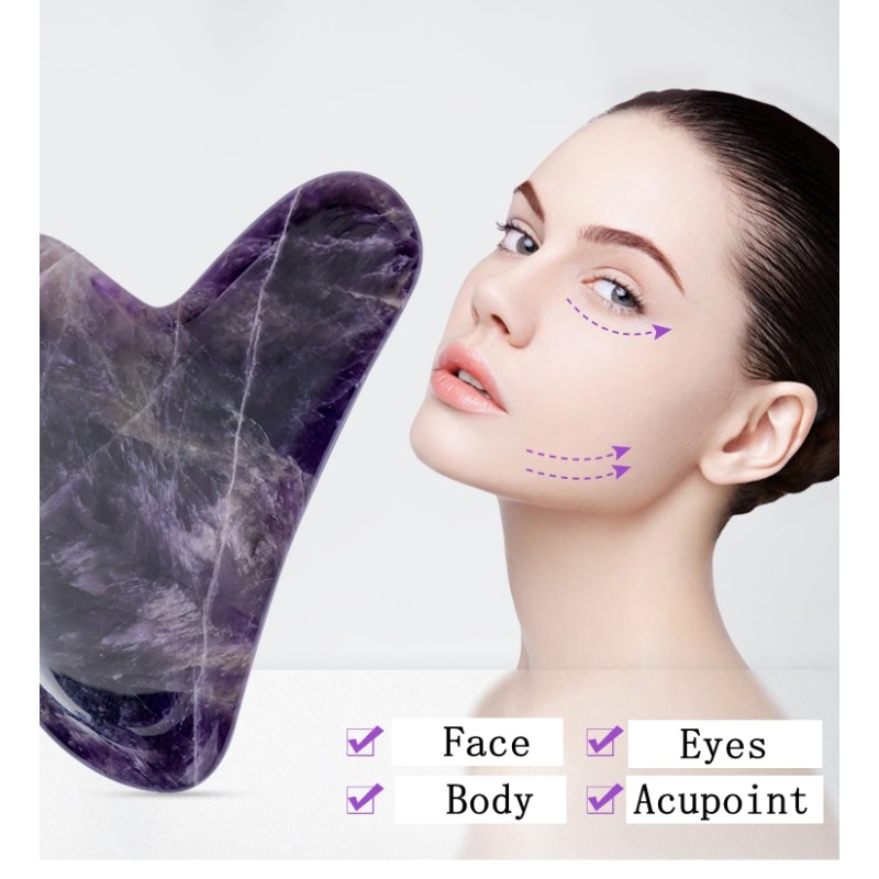 Gua Sha Tool Supplier - Natural Jade Jawline Sculpting