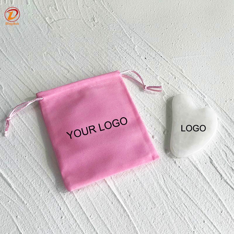 Jade Gua Sha Supplier - Private Logo Heart Shape Stone