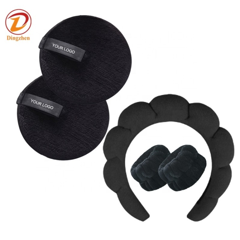 Skincare Set Factory - Custom Packing Headband Wristband Pads