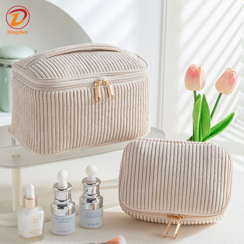 Toiletry Bag Factory - Wholesale Corduroy Cosmetic Organizer