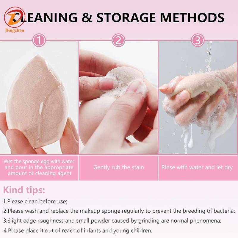 Makeup Sponge Manufacturer - OEM Laser Logo Foundation