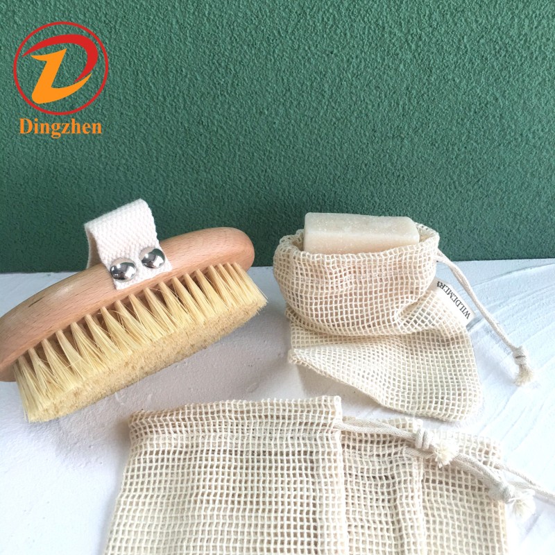 Mesh Bag Manufacturer - Custom Logo Organic Cotton Drawstring